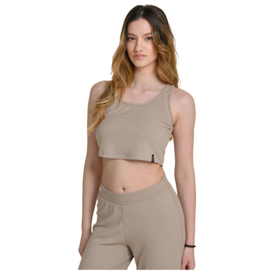 Target Γυναικεία αμάνικη μπλούζα Rib Crop Top